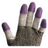 Kleenguard G60 Purple Nitrile Gloves, 240mm Len, Large/Size 9, Black/White, PK12 KCC 97432